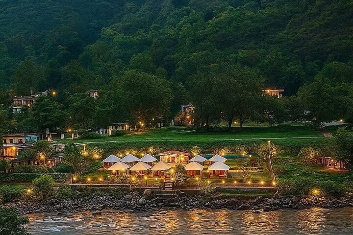 Camp OM Riverside Retreat in Pokhri