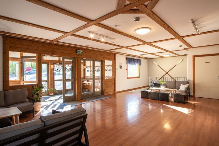 Interior entrance
