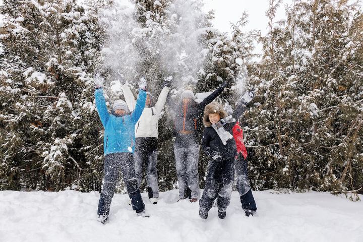 Snowshoeing