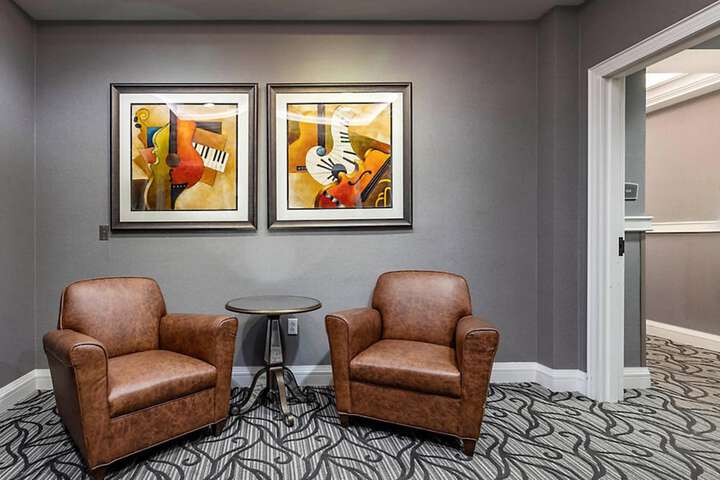 Lobby sitting area