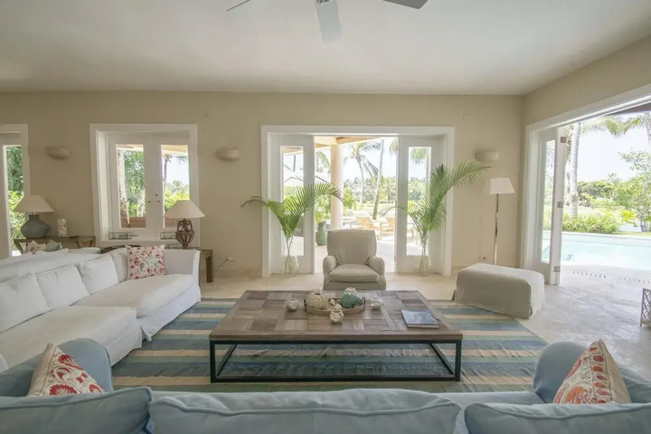 Exterior of Spacious Lake Front Villa With In-Room Jacuzzis in Luxury Golf & Beach Resort