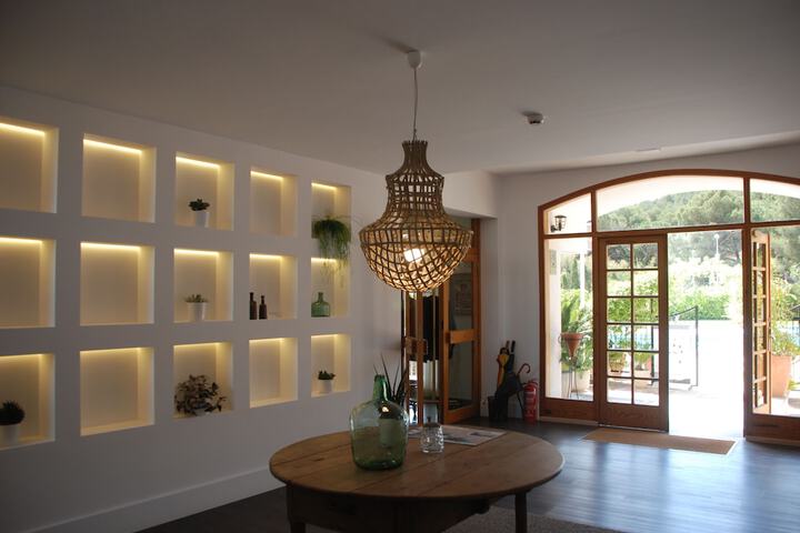 Interior entrance