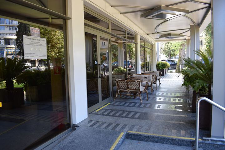 Interior entrance