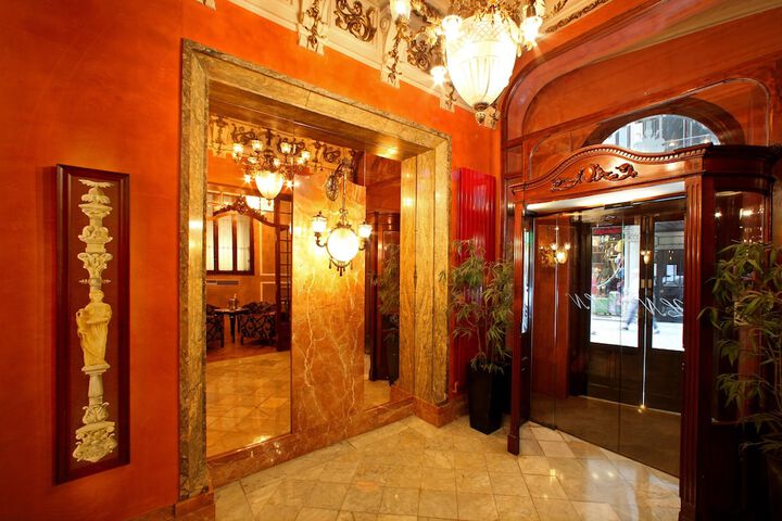 Interior entrance
