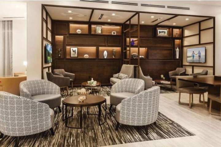 Lobby sitting area