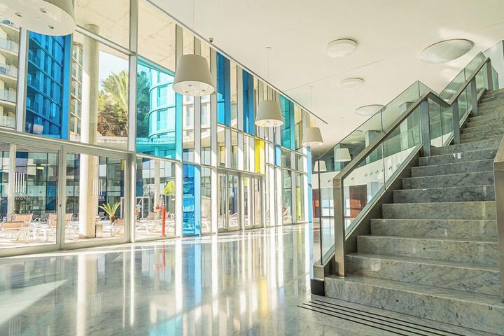 Interior entrance