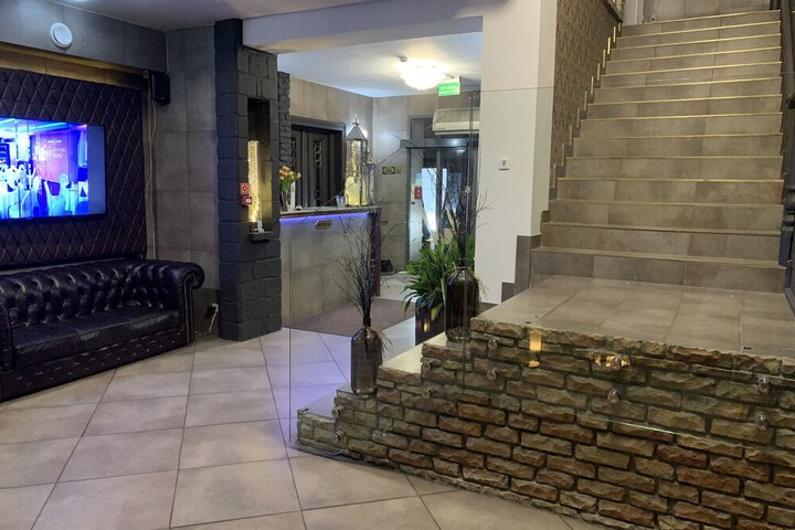 Interior entrance