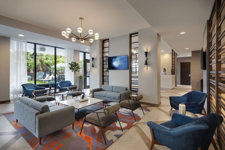 Lobby sitting area