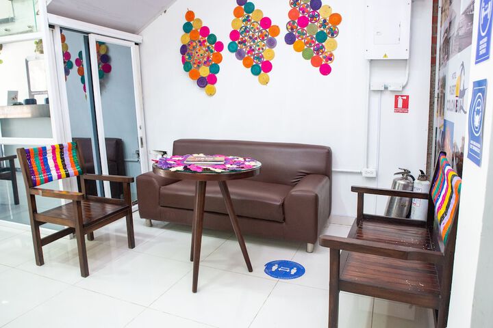 Lobby sitting area