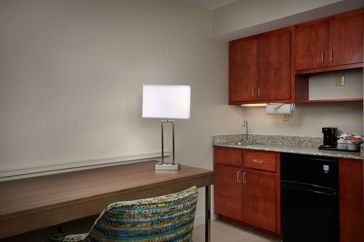 1 King Bed with Refrigerator, Microwave (10 of 29)