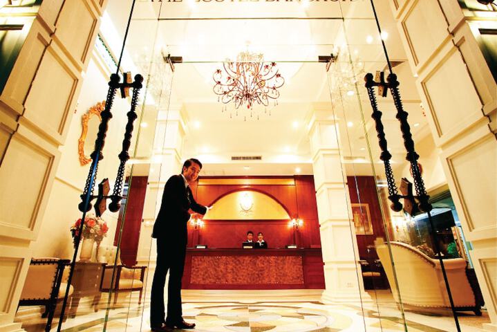 Interior entrance