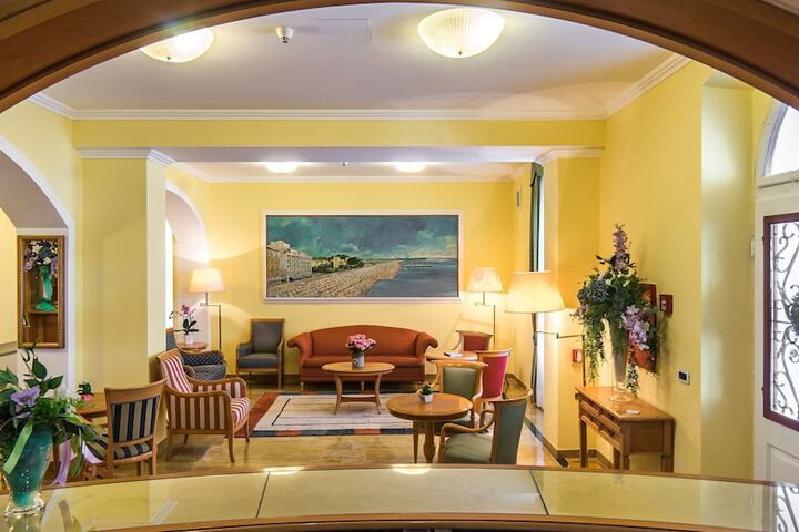 Lobby sitting area