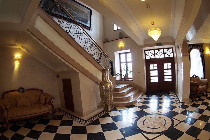 Interior entrance