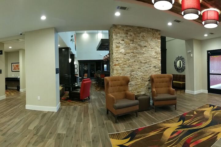Interior entrance