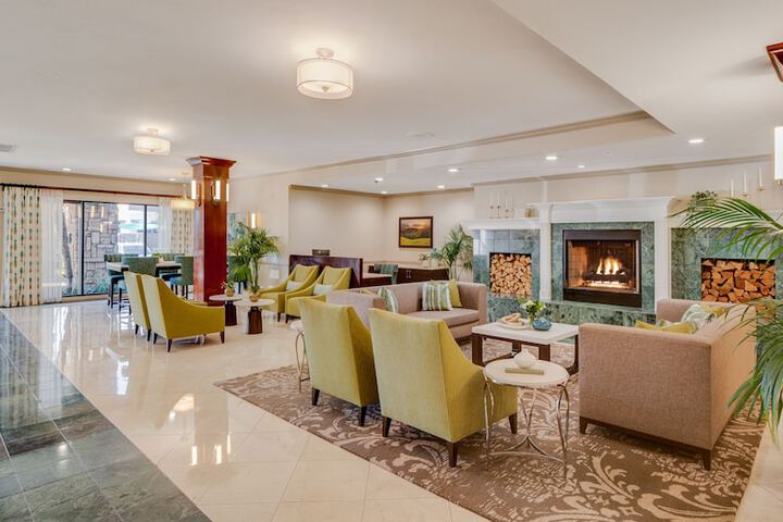 Lobby sitting area