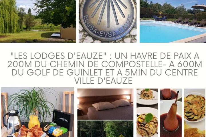 Exterior of Hôtel LES LODGES DEAUZE