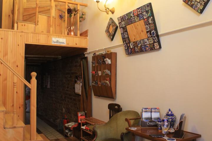 Interior entrance