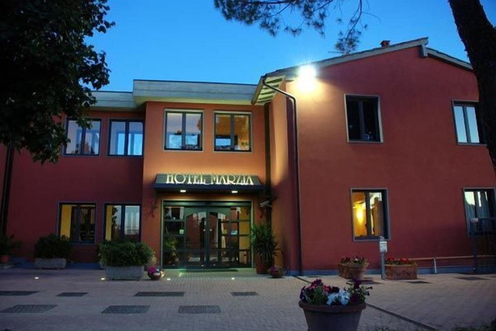 Front of property - evening/night
