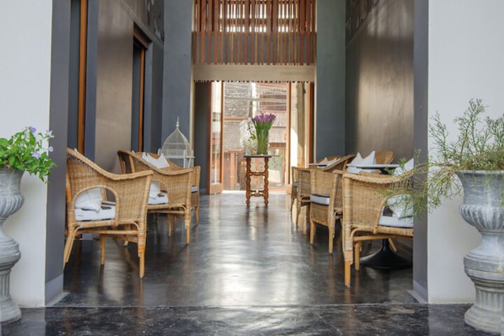 Interior entrance
