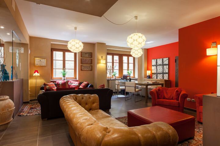 Lobby sitting area
