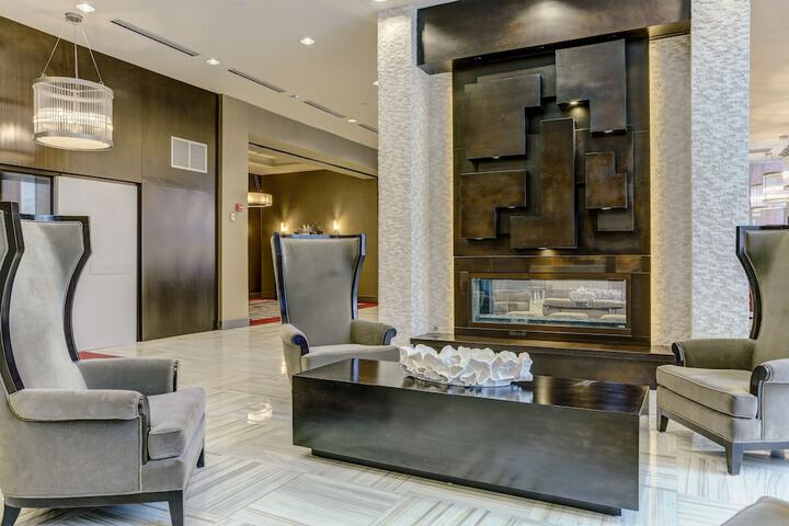 Lobby sitting area