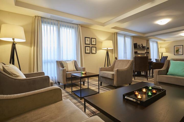 Lobby sitting area
