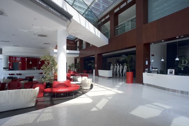 Interior entrance