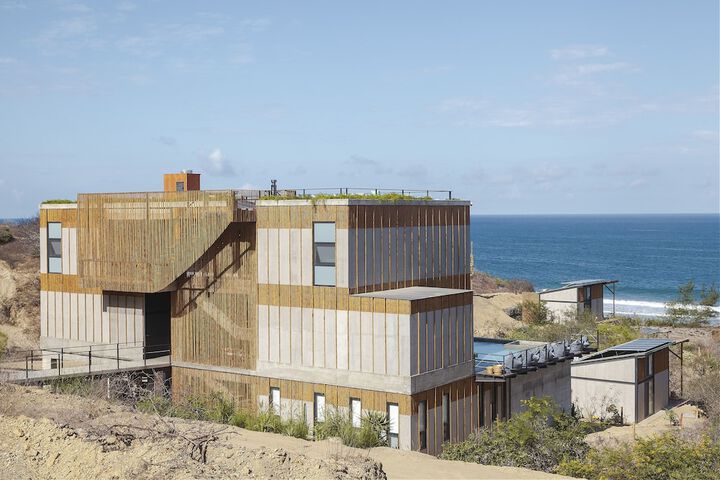 Exterior of Eolia Sustainable Design Hotel