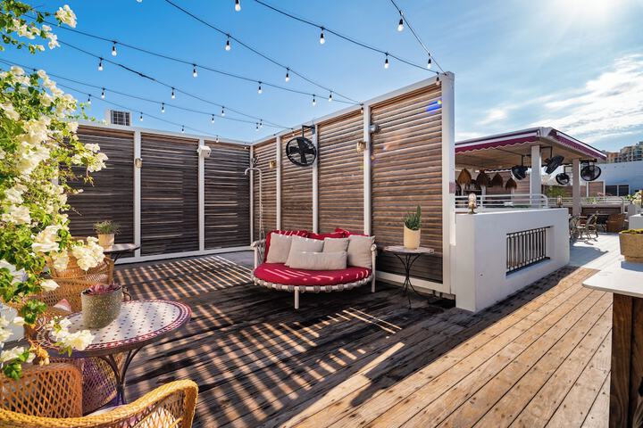 Rooftop terrace