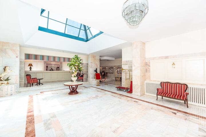 Interior entrance