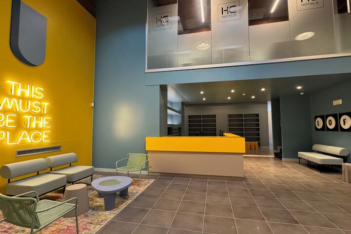 Interior entrance