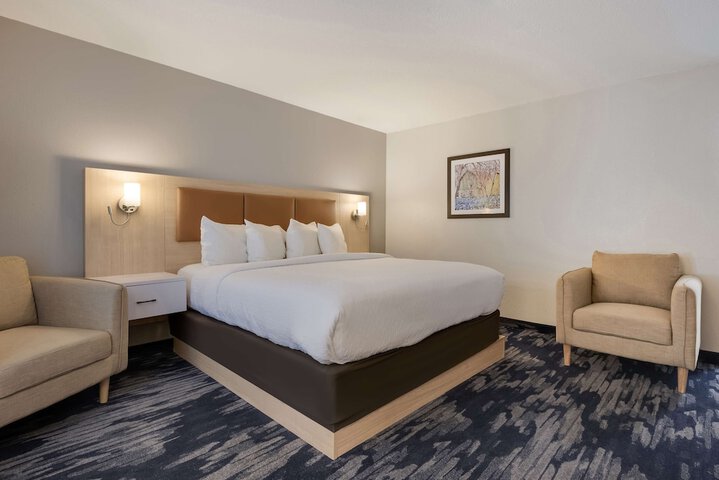 1 King Bed Flat Screen Television Microwave and Refrigerator High Speed Internet Accessible Full Breakfast (5 of 11)