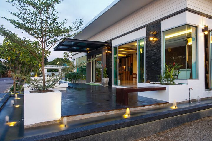 Interior entrance
