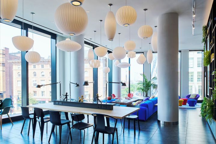 Lobby sitting area