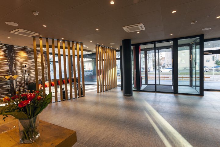 Interior entrance