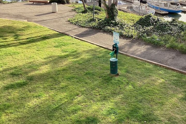 Outdoor banquet area