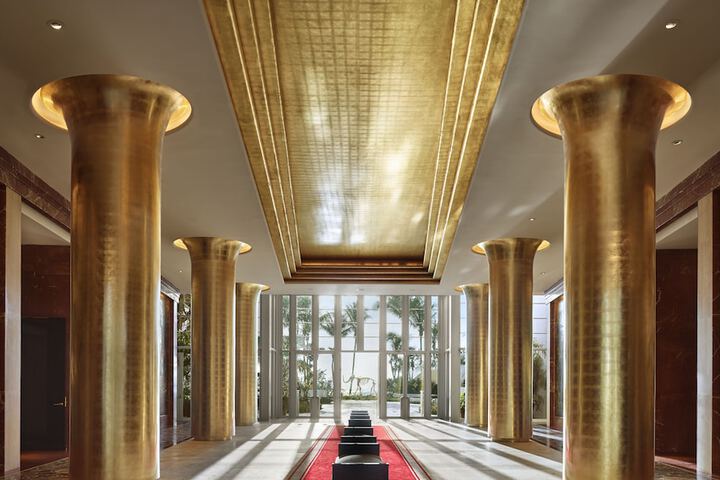 Interior entrance