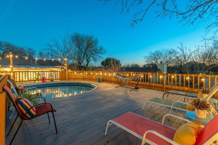 Game Room POOL &  Fire pit at the Medical center in San Antonio, TX