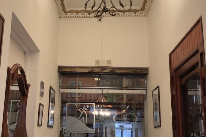 Interior entrance