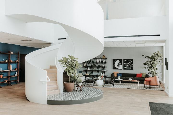 Interior entrance