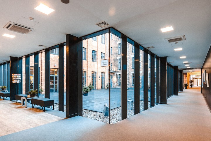 Interior entrance