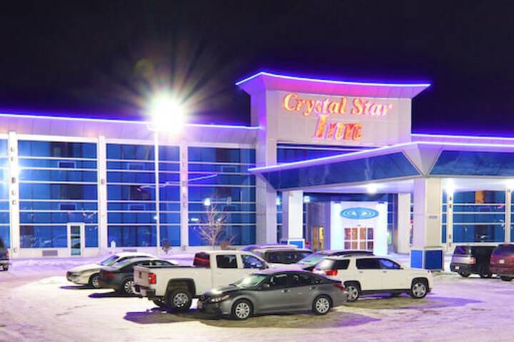 Front of property - evening/night