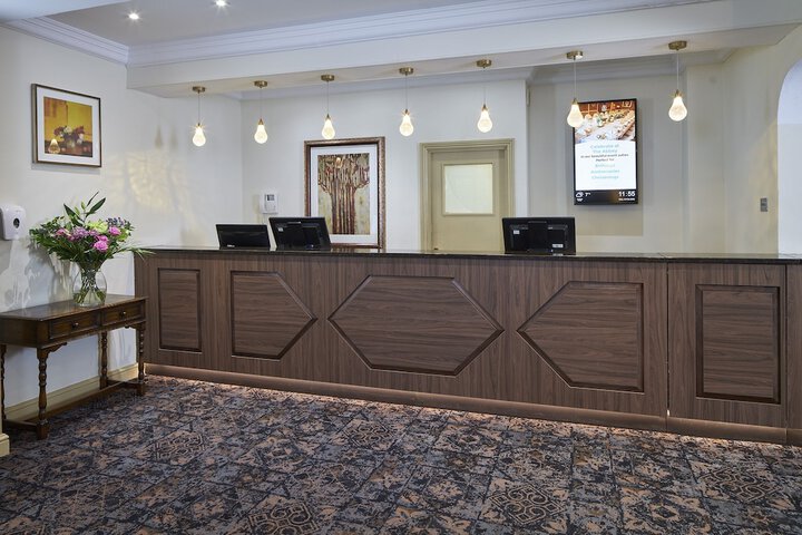 Interior entrance
