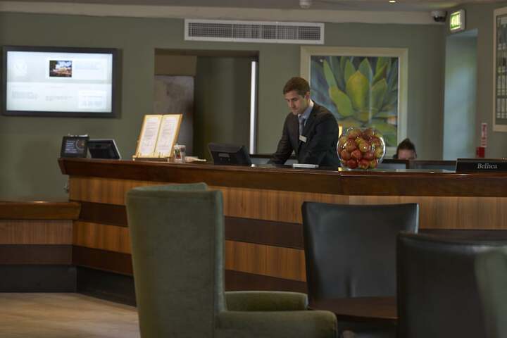 Interior entrance