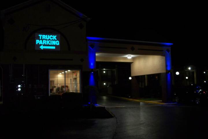 Front of property - evening/night