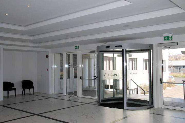 Interior entrance