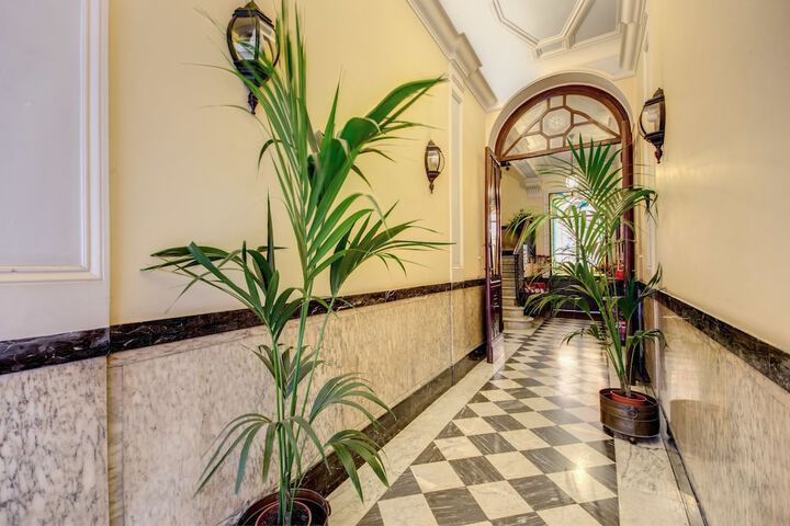 Interior entrance