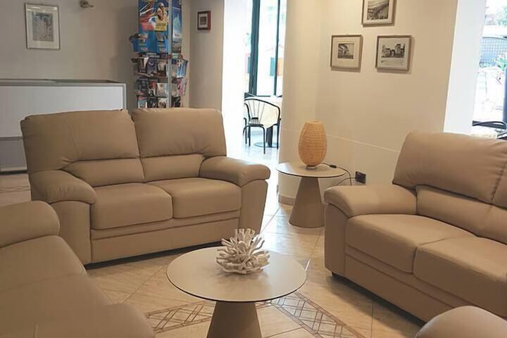 Lobby sitting area