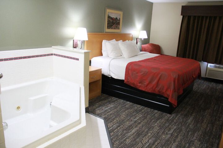 1 King Bed Mobility Accessible Bathtub with Grab Bars (3 of 12)