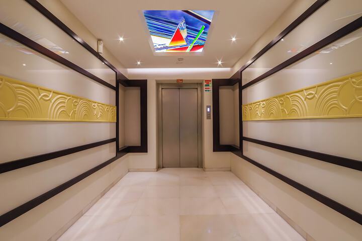 Interior entrance